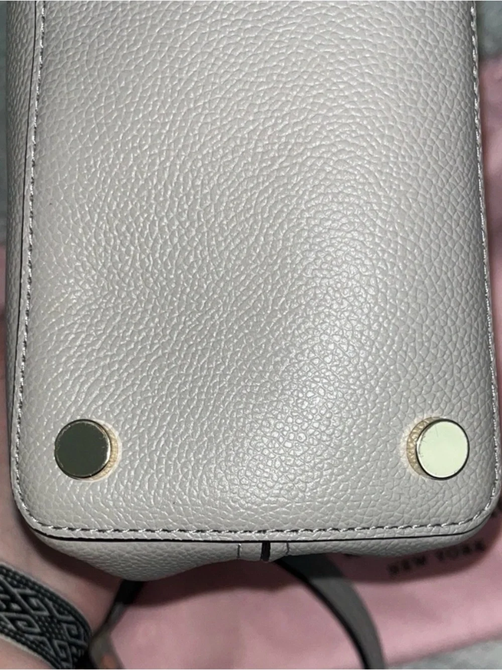 Kate Spade Gray Leather Satchel